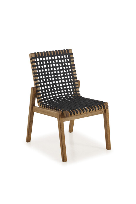 TRACO SILLA SILLA TRACO CUERDA NEGRA 56x62x85CM JATOBA