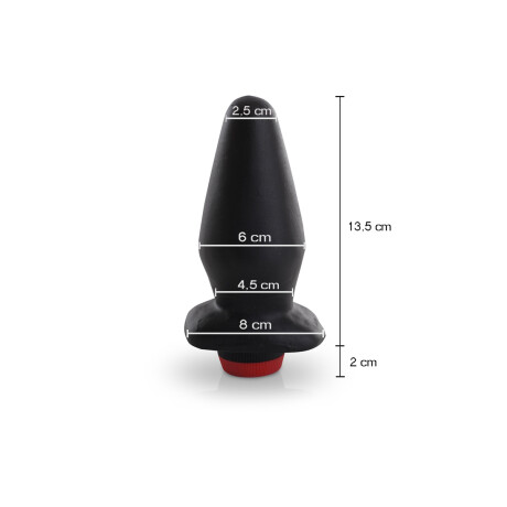 Estaca Anal XXL Con Vibrador Negro