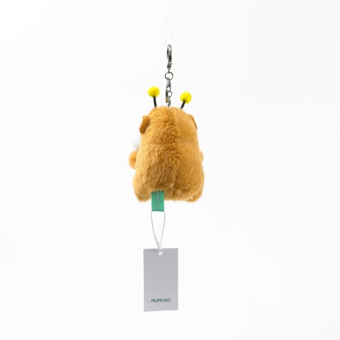 COLGANTE DE MOCHILA PELUCHE CARPINCHO CON ANTENAS DE ABEJA COLGANTE DE MOCHILA PELUCHE CARPINCHO CON ANTENAS DE ABEJA