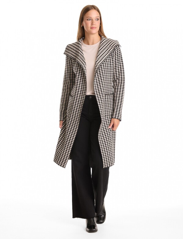 Chaqueta Largo Lazo NEGRO/CRUDO