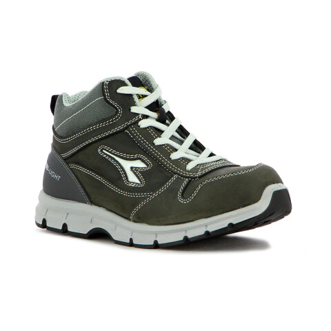 DIADORA Safety Shoes UPPER PU OUTSOLERUN MID S3S Gris Oscuro