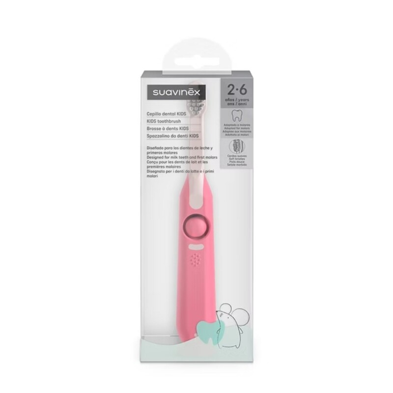 Cepillo De Dientes Suavinex Kids 2-6 Años Rosa Cepillo De Dientes Suavinex Kids 2-6 Años Rosa