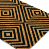 ALFOMBRA COCO RECT NATURAL C/DET ROMBO 60X90CM Unica