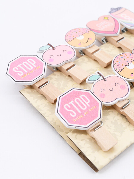 PALILLOS PINKY MADERA