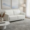 SOFA 2 CUERPOS - 100% CUERO - MODELO MARBELLA - COLOR BLANCO TIZA SOFA 2 CUERPOS - 100% CUERO - MODELO MARBELLA - COLOR BLANCO TIZA