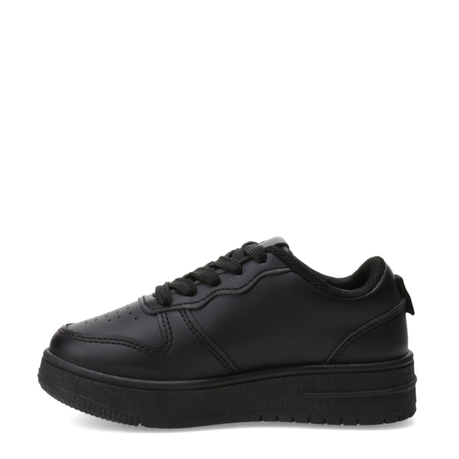 Championes de Niña Push Velcro Negro