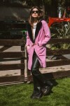 Formal Leather Pants Negro