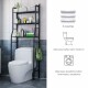 Estanteria Baño Inodoro Lavarropa Estante Organizador Negro Estanteria Baño Inodoro Lavarropa Estante Organizador Negro