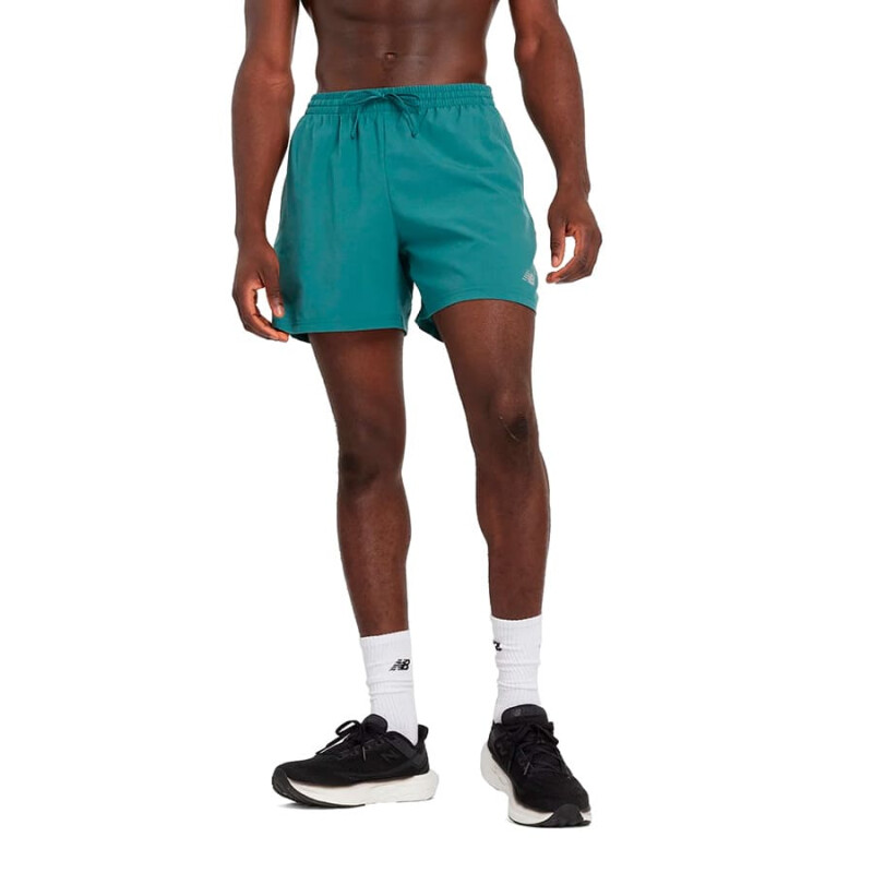 Short New Balance Sport Essentials de Hombre - MS41227NUS Verde