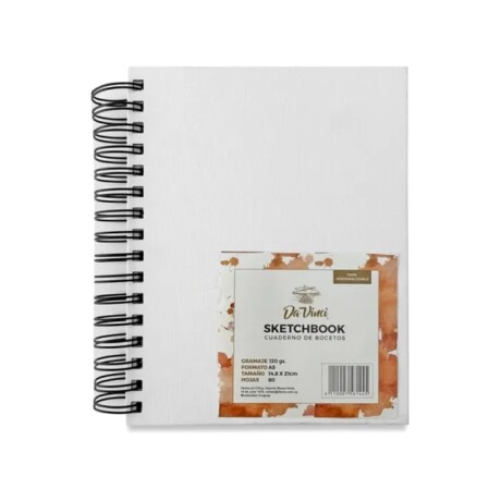 Sketchbook Da Vinci Tapa personalizable 80H 120grs A5 Sketchbook Da Vinci Tapa personalizable 80H 120grs A5