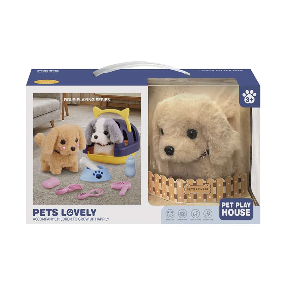 Perro Peluche con Movimiento - Sonido y Accesorios 