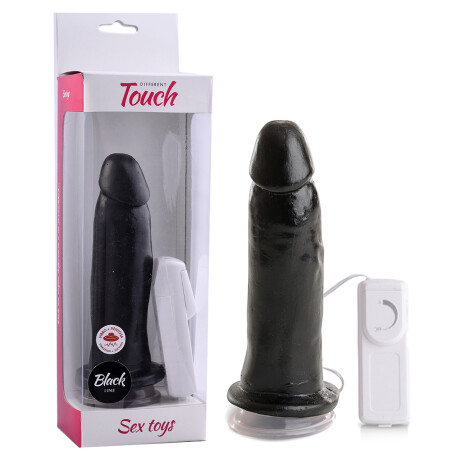 Vibrador Normal Con Ventosa Negro