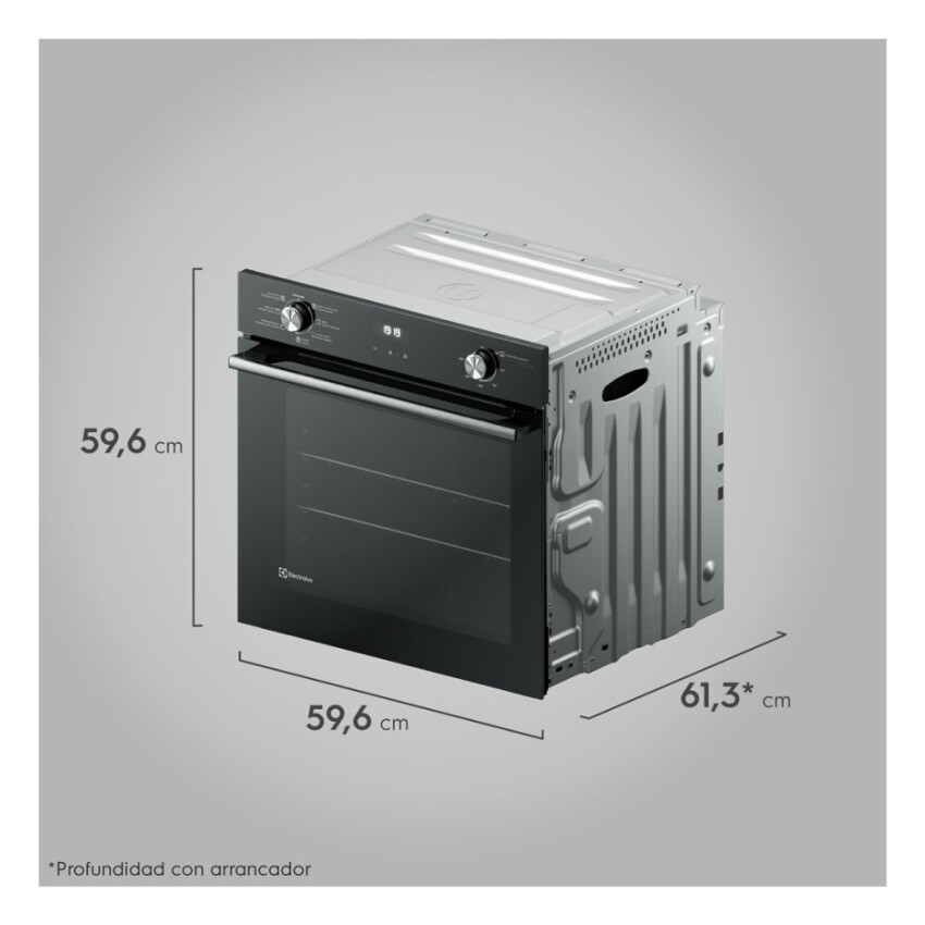 Horno de Empotrar Electrolux 80 Lts. EL-OE8EH Inox. Horno de Empotrar Electrolux 80 Lts. EL-OE8EH Inox.