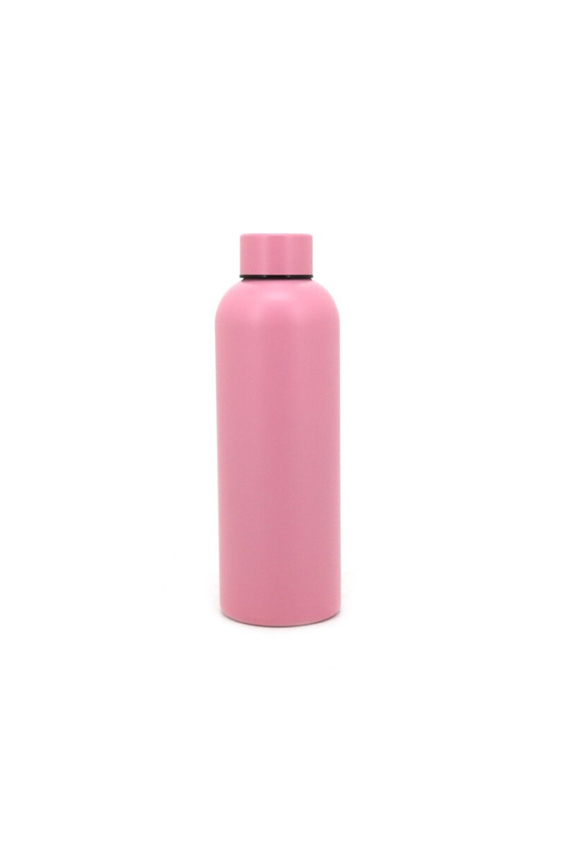 Botella doble capa de acero 500ML Rosa