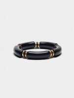 Pulsera Elástica Segmentada negro