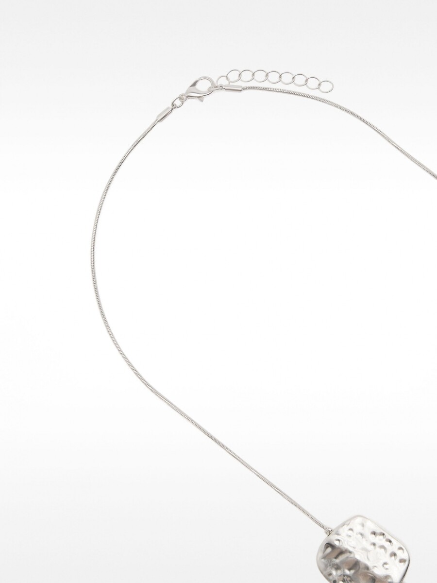 Collar Largo Dorado plateado