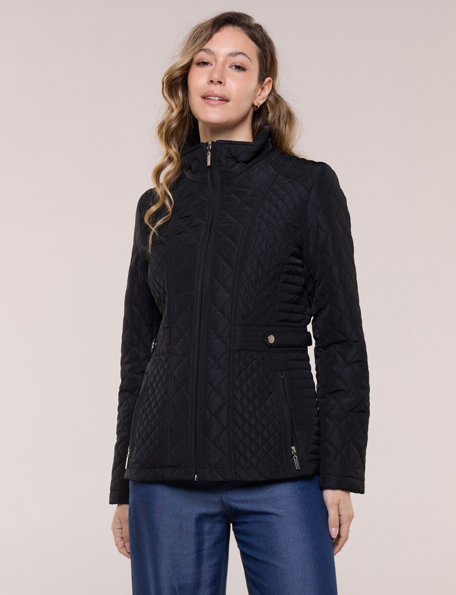 Campera Capitoneada - Negro 