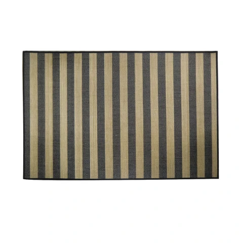 Alfombra de Bambú 120cm x 180cm BEIGE/CHOCOLATE