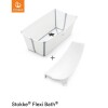 Baño Stokke flexibath set c reposera blanco gris