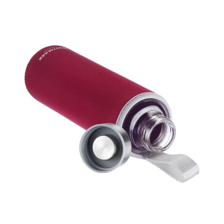 Botella de Vidrio con Funda 550 ml Rojo Westmark Botella de Vidrio con Funda 550 ml Rojo Westmark