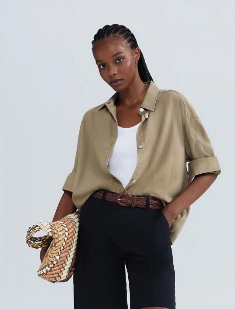 MUSCULOSA BÁSICA EN TELA ACANALADA BLANCO