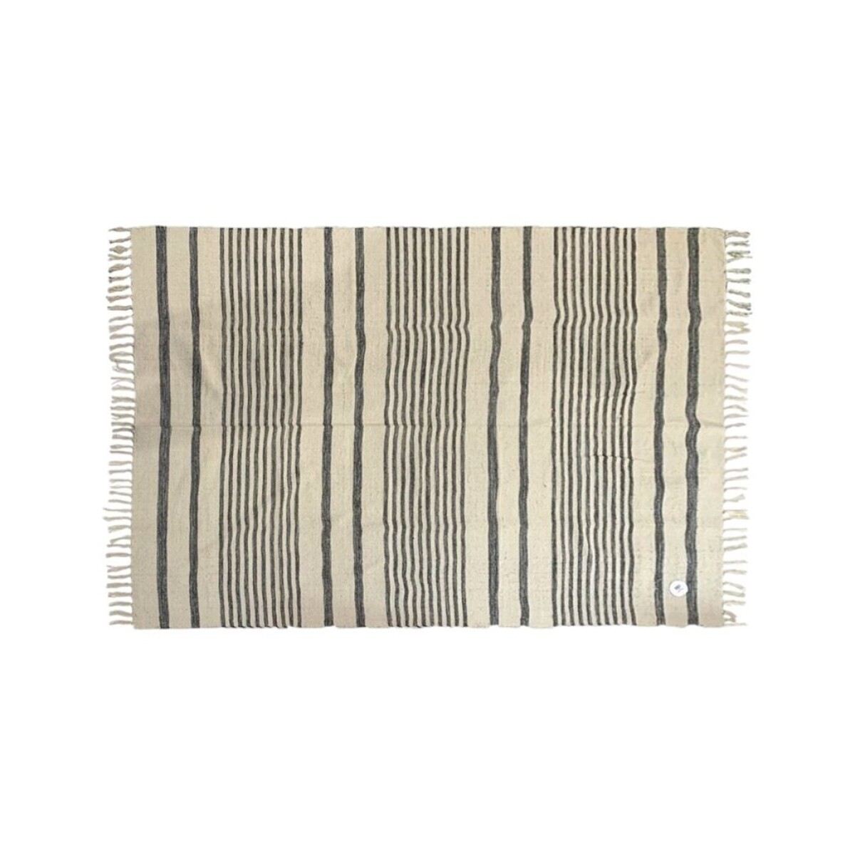 ALFOMBRA C/FLECOS 122X178CM LÍNEAS 
