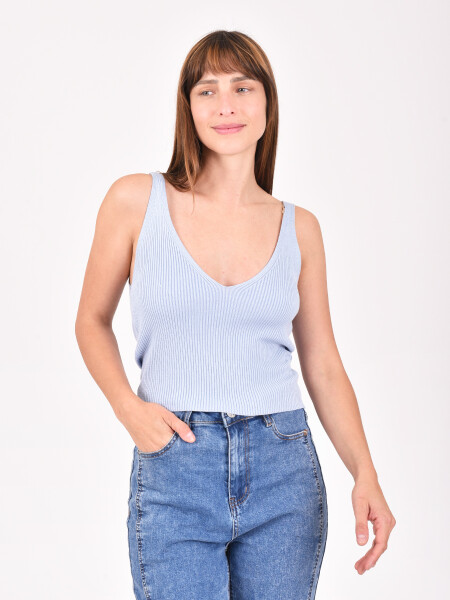 MUSCULOSA ABRIL AZUL CLARO