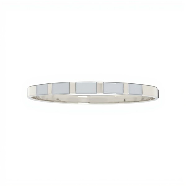 Brazalete moderno-Plata 925-Piedra Nacar-BR3009 conpiedra