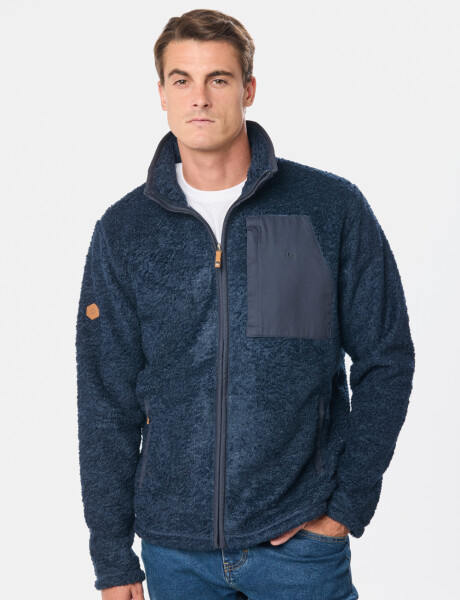 CAMPERA CORDERITO Azul
