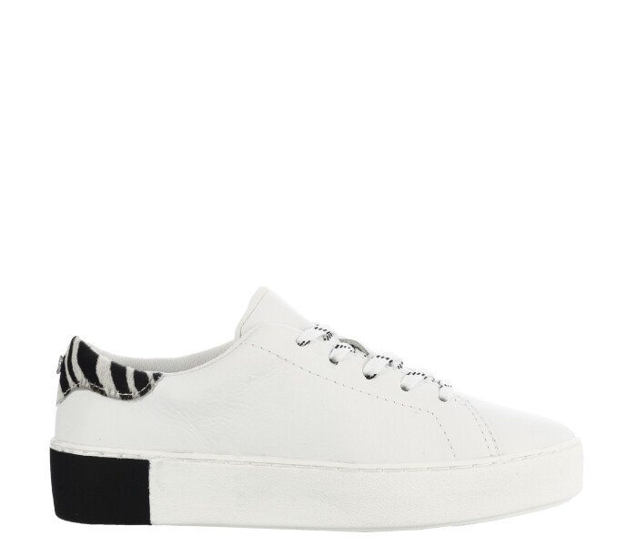 Deportivo acordonado Branco/Branco/Dorado