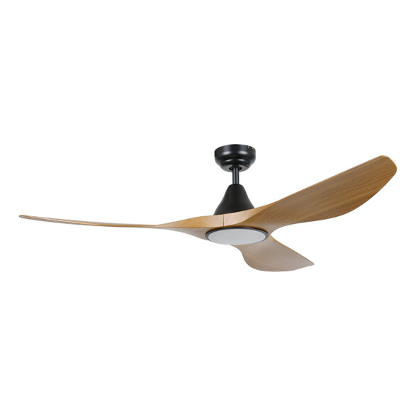 Ventilador de techo madera Ø1320mm con luz 19W EG0191