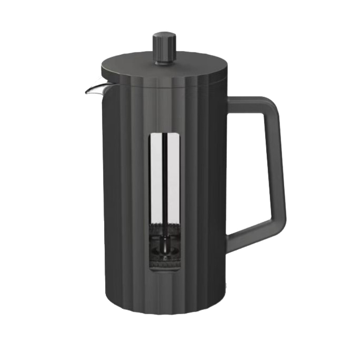 CAFETERA/TETERA FRENCH 1000ML BOROSILICATO/PP NEGRO CATANIA 