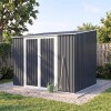 Galpón prefabricado Reforzado 2 Puertas JOY B Gris