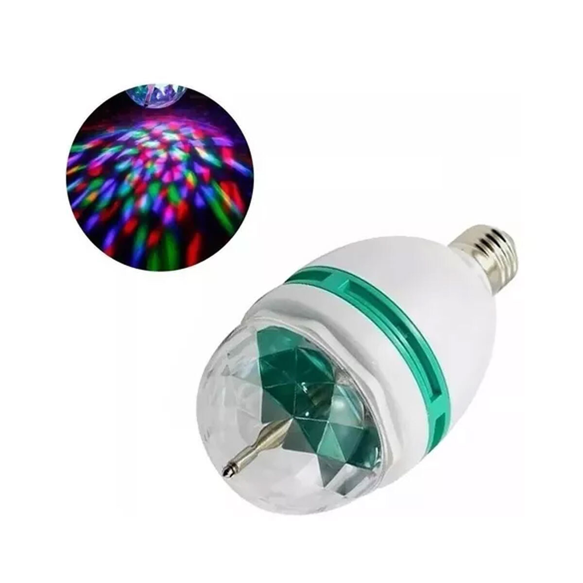 Lámpara LED RGB PLS mágica giratoria 7 colores 