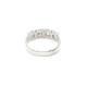 Anillo Antiguo Medio Sin Fin En Oro Blanco 18 K Y Brillantes Anillo Antiguo Medio Sin Fin En Oro Blanco 18 K Y Brillantes