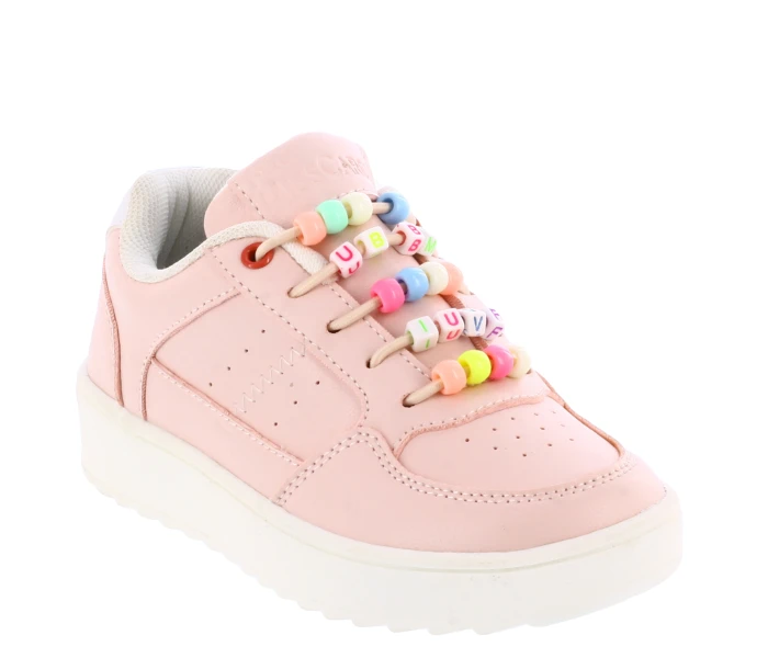 Deportivo PLAY con decoracion en cordones Pink