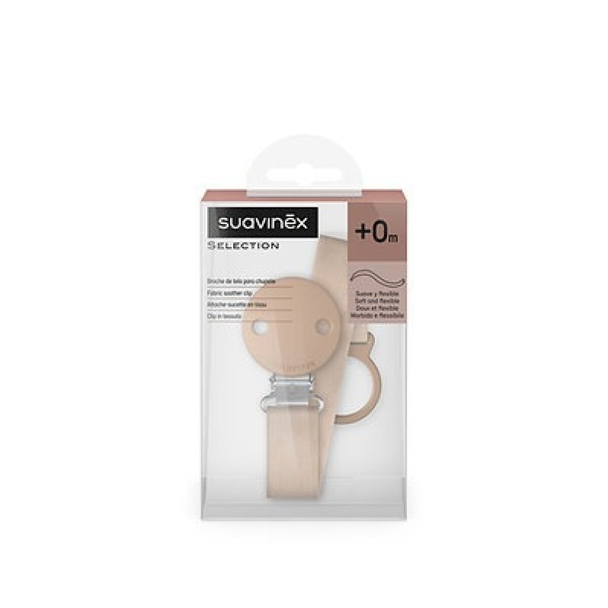 Clip para chupete SUAVINEX linea zero - tono 2 