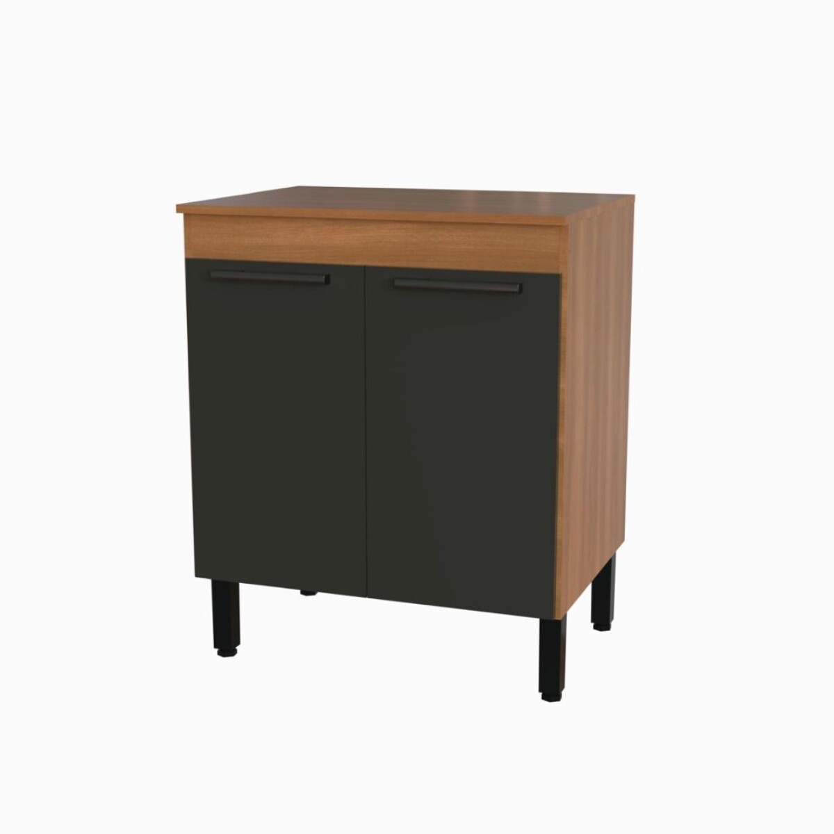 Bajo Mesada 2 Puetas FIRENZE 70cm Freijo/Grafito 