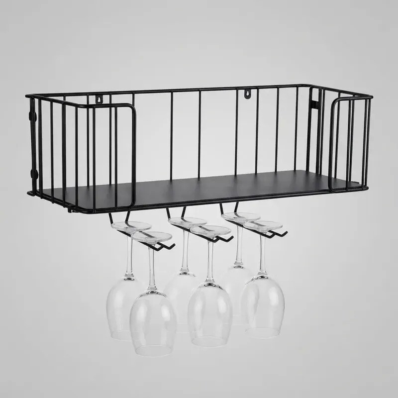 Soporte Para Copas Y Botellas De Pared Soporte Para Copas Y Botellas De Pared