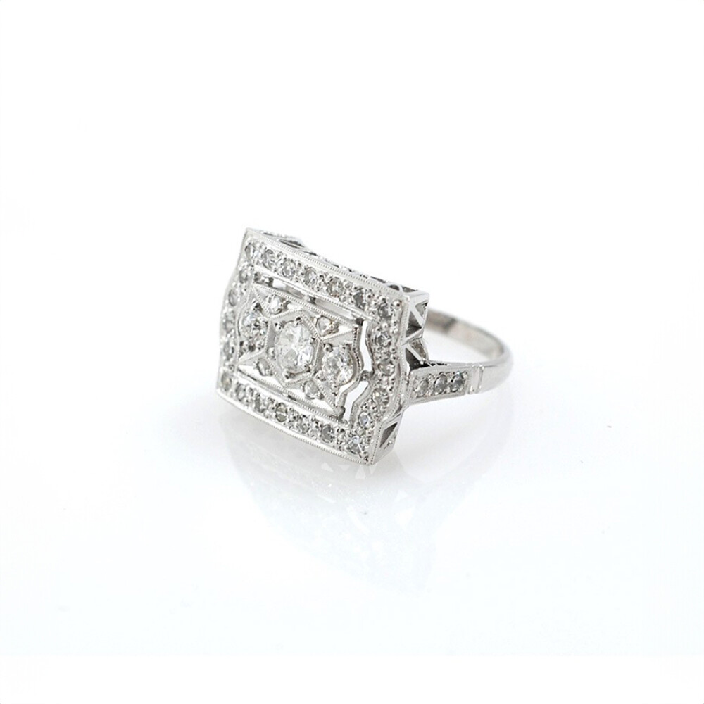 Anillo Oro 18K Y Brillantes Anillo Oro 18K Y Brillantes