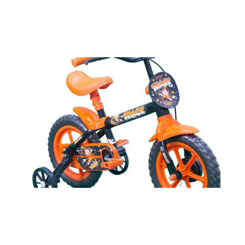 Bicicleta Track Iris Aro 12" Naranja/Negro