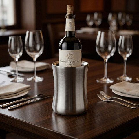 Tubo Balde Volf para Vino de 1 Litro - Acero inoxidable 18/10 Tubo Balde Volf para Vino de 1 Litro - Acero inoxidable 18/10