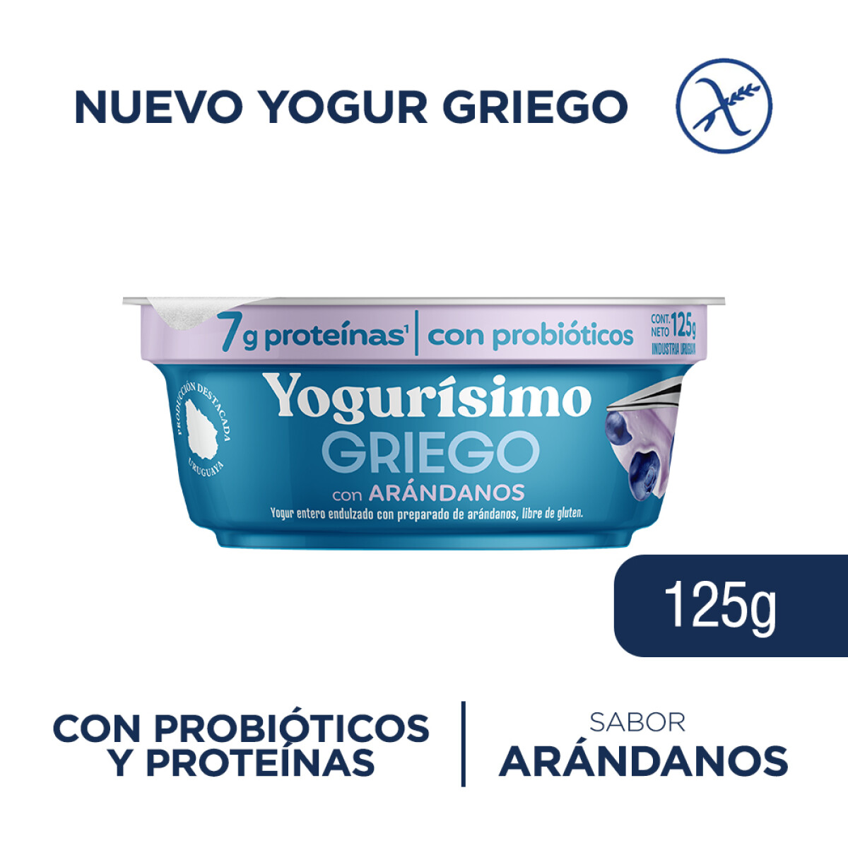 Yogurisimo griego arandanos 125g 
