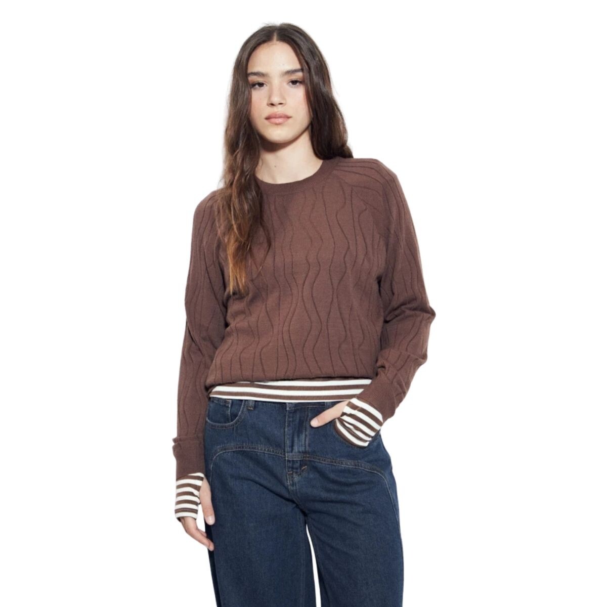 SWEATER MILA XS/L - CHOCOLATE 