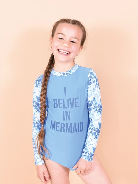 T-SHIRT I BELIEVE AZUL