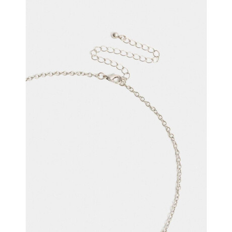 Collar Con Dije De Estrella Plateado