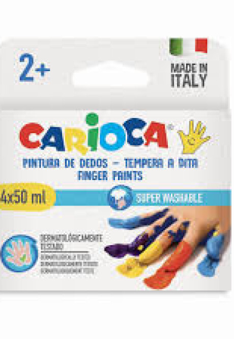 PINTURA DE DEDO X 4 CARIOCA PINTURA DE DEDO X 4 CARIOCA