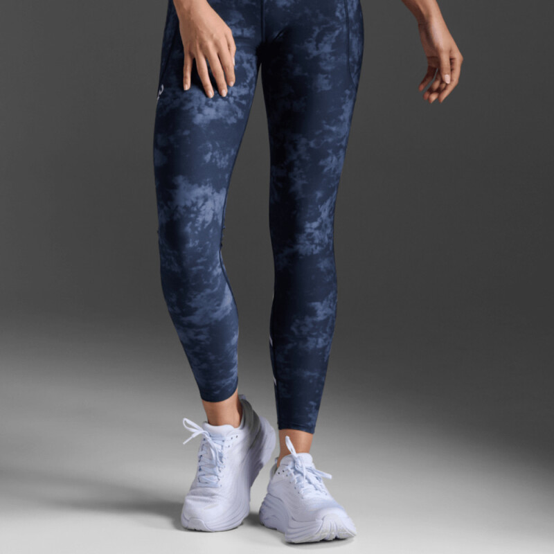 Leggings Running Aero Hi-Rise Comp Mujer Midnight/halogen Reflective