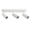 ARTEFACTO LONG LETICIA ADOSAR ORIENTABLE (X3) Luminaria de Adosar Long Leticia Triple Orientable Blanca