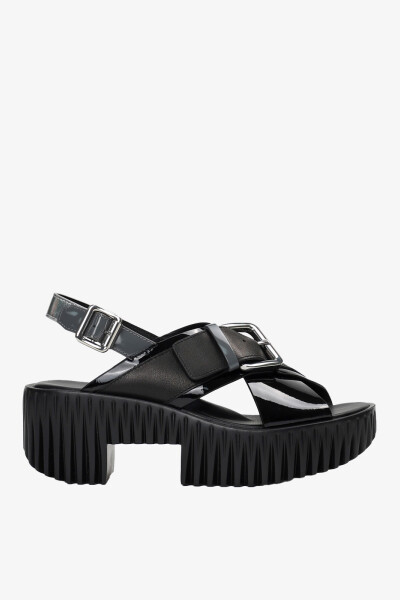SANDALIA PLIA JUNO Negro